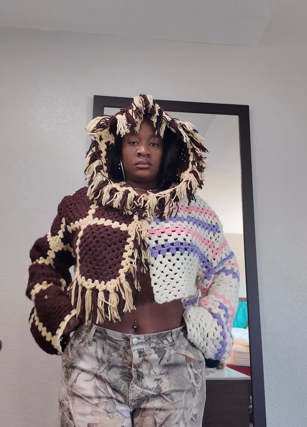 Cropped Hoodie Knit | Pastels Vs Neutrals