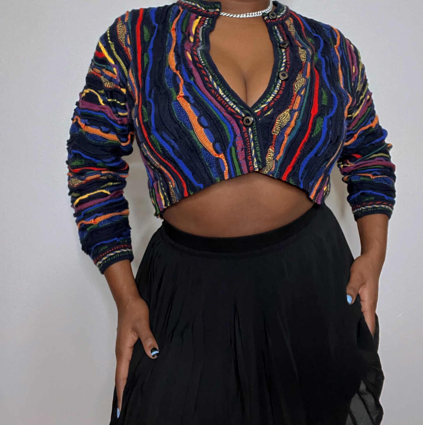 Wool Cropped Sweater S-L