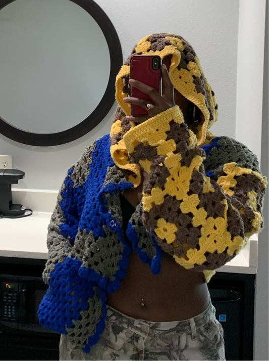 Cropped Hoodie Knit | GOLDEN STATE